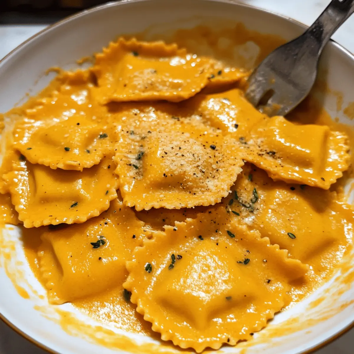 20 Minuten cremige Kürbis-Ravioli für jeden Tag