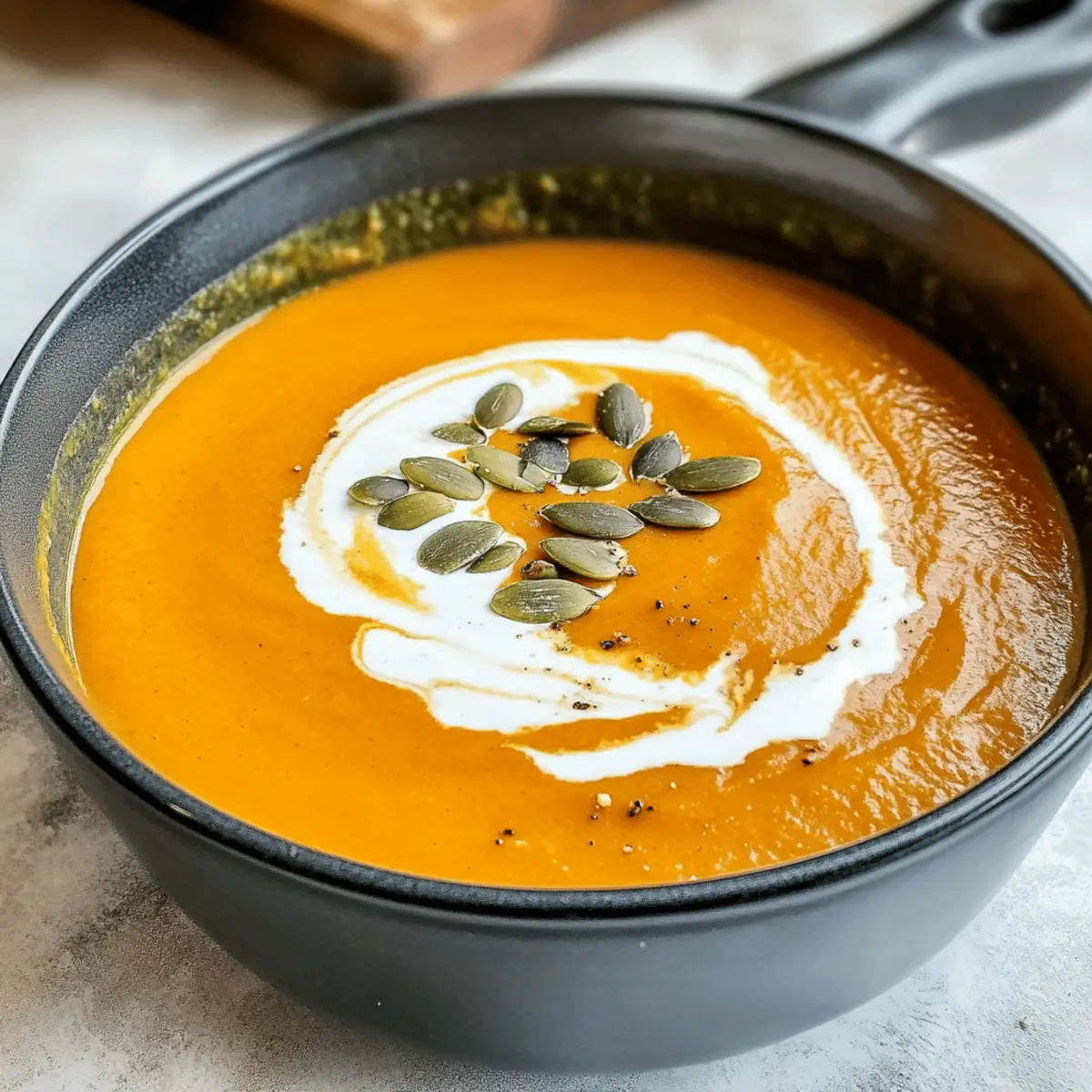 Cremige Kürbissuppe: Einfach und köstlich genießen