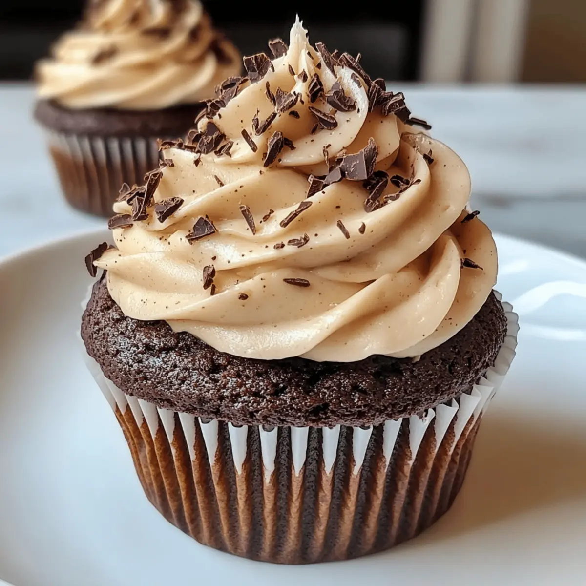 Espresso Brownie Cupcakes mit Kaffee Buttercreme genießen