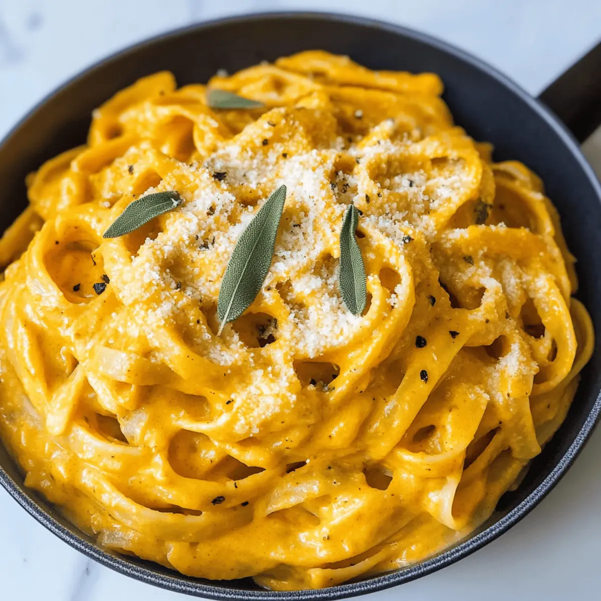 Einfache Kürbis-Pastasoße für kuschelige Abende