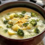 Brokkoli- und Kartoffelsuppe