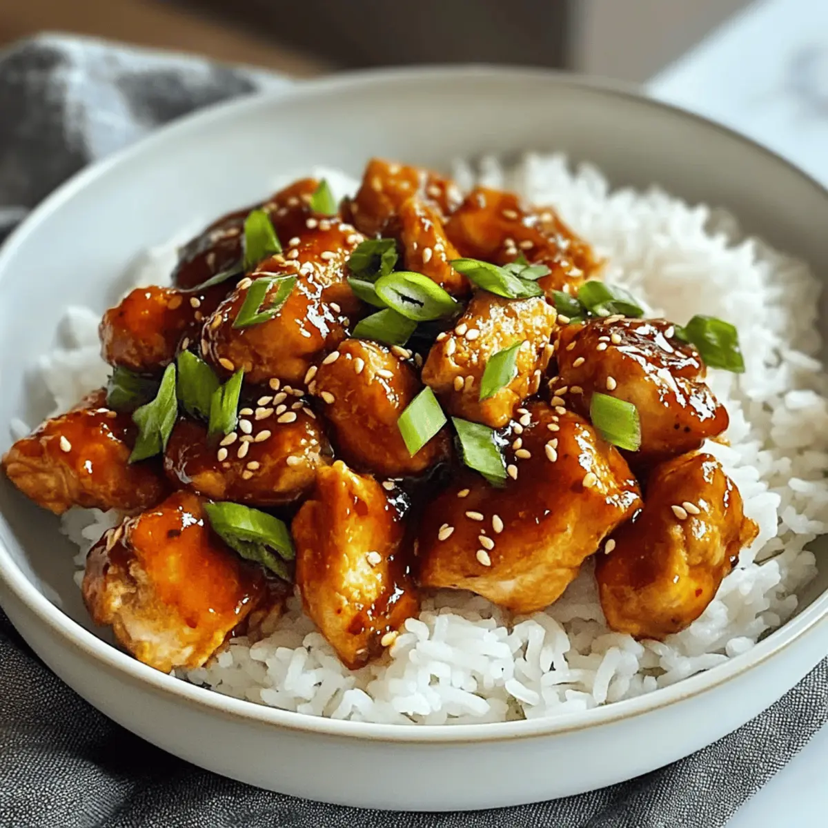 Süßes und Würziges Gochujang-Hühnchen in 25 Minuten