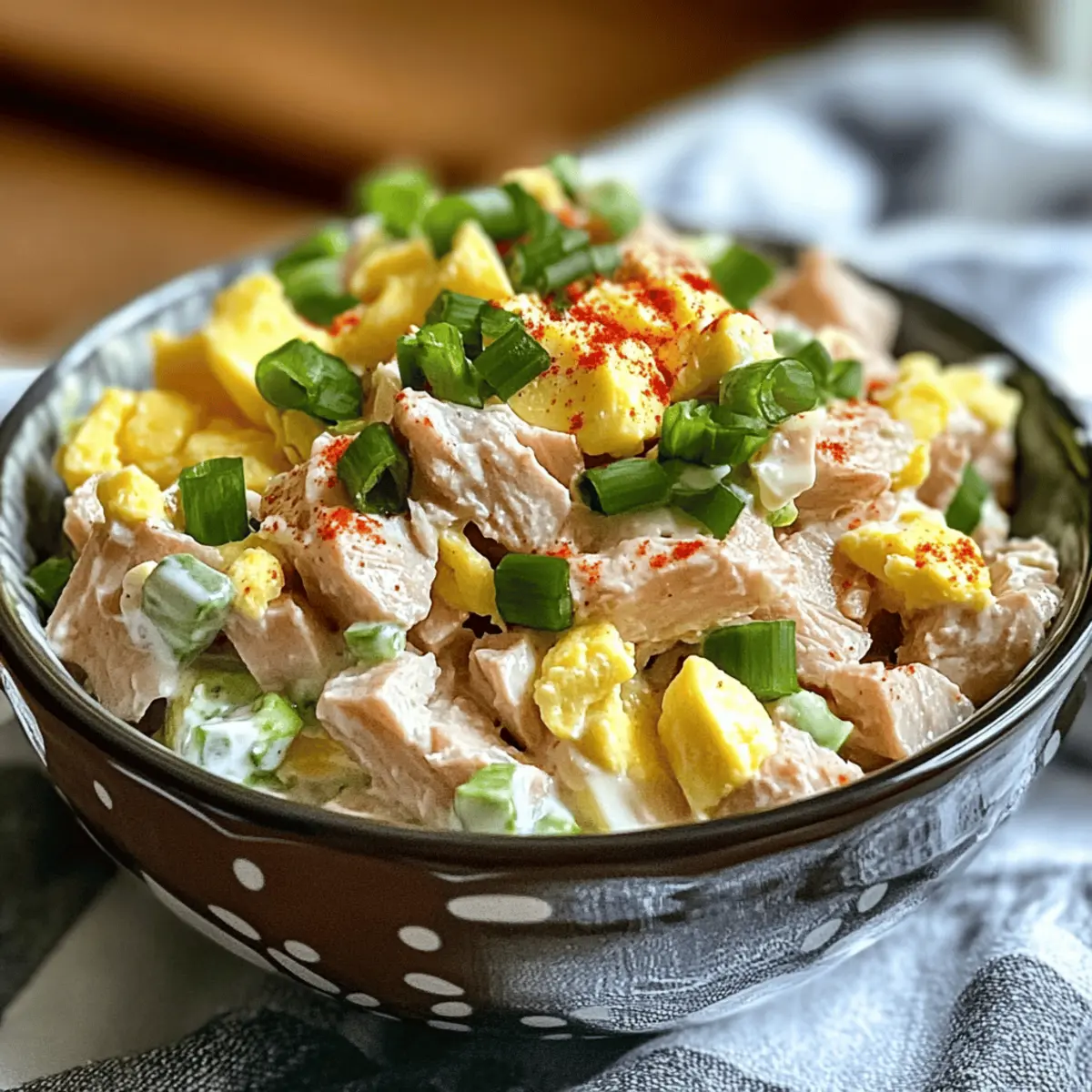Thunfischsalat mit Ei und Joghurt für jeden Tag