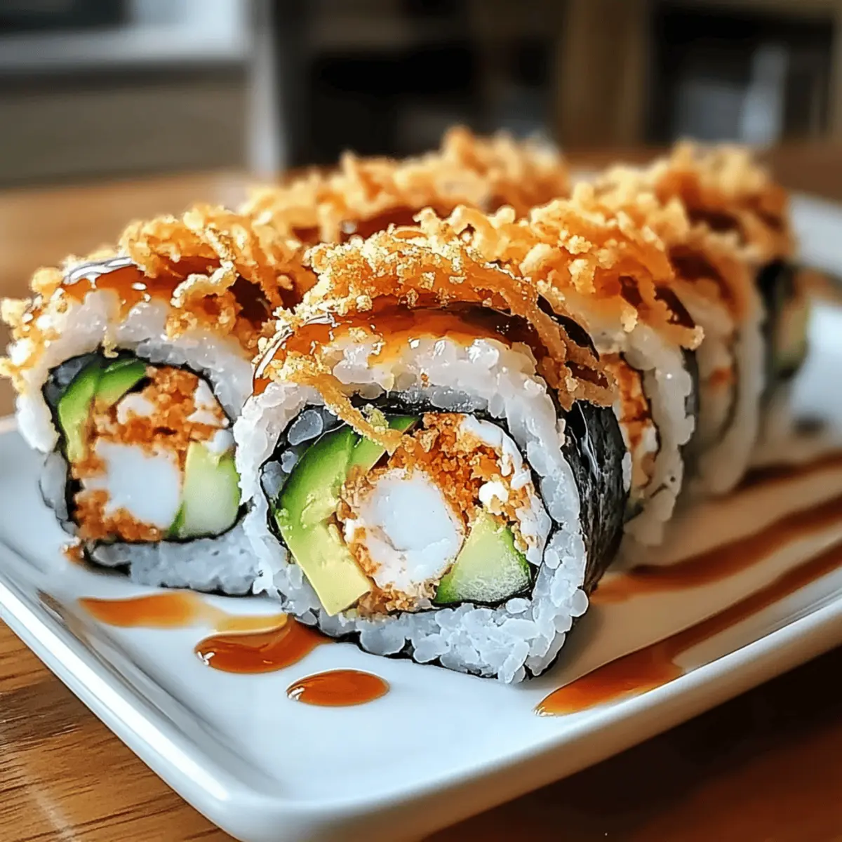 California Crunch Roll Sushi – Knuspriger Genuss direkt zuhause