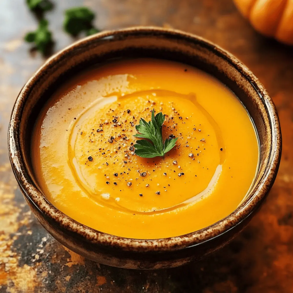 Omas Kürbissuppe - Die perfekte Herbstsuppe