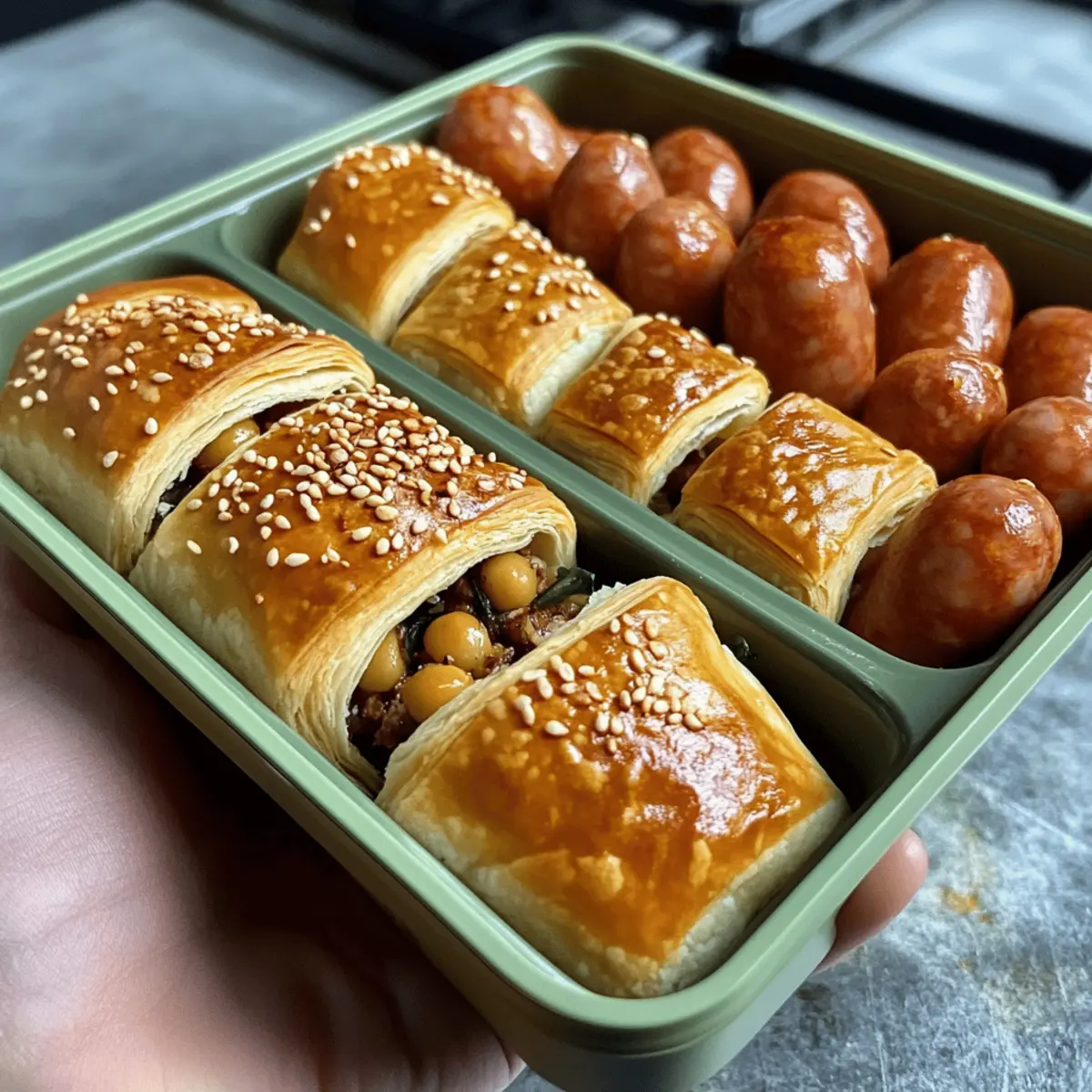 Würstchen im Schlafrock mit Houdek Cabanossi zaubern
