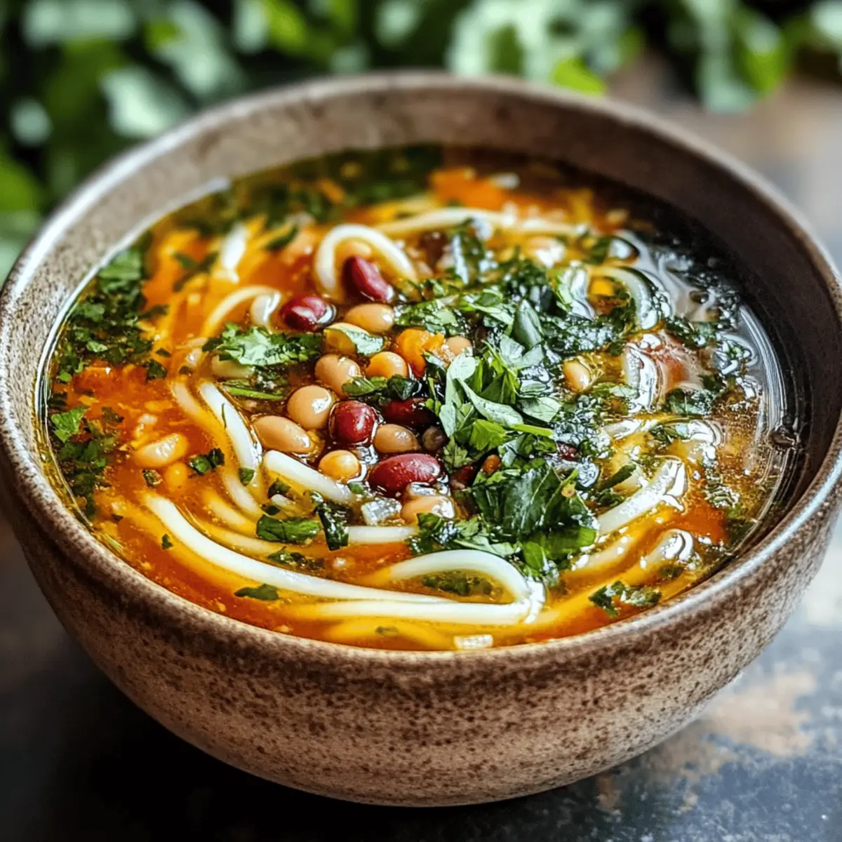 Persische Nudelsuppe für Herz und Seele