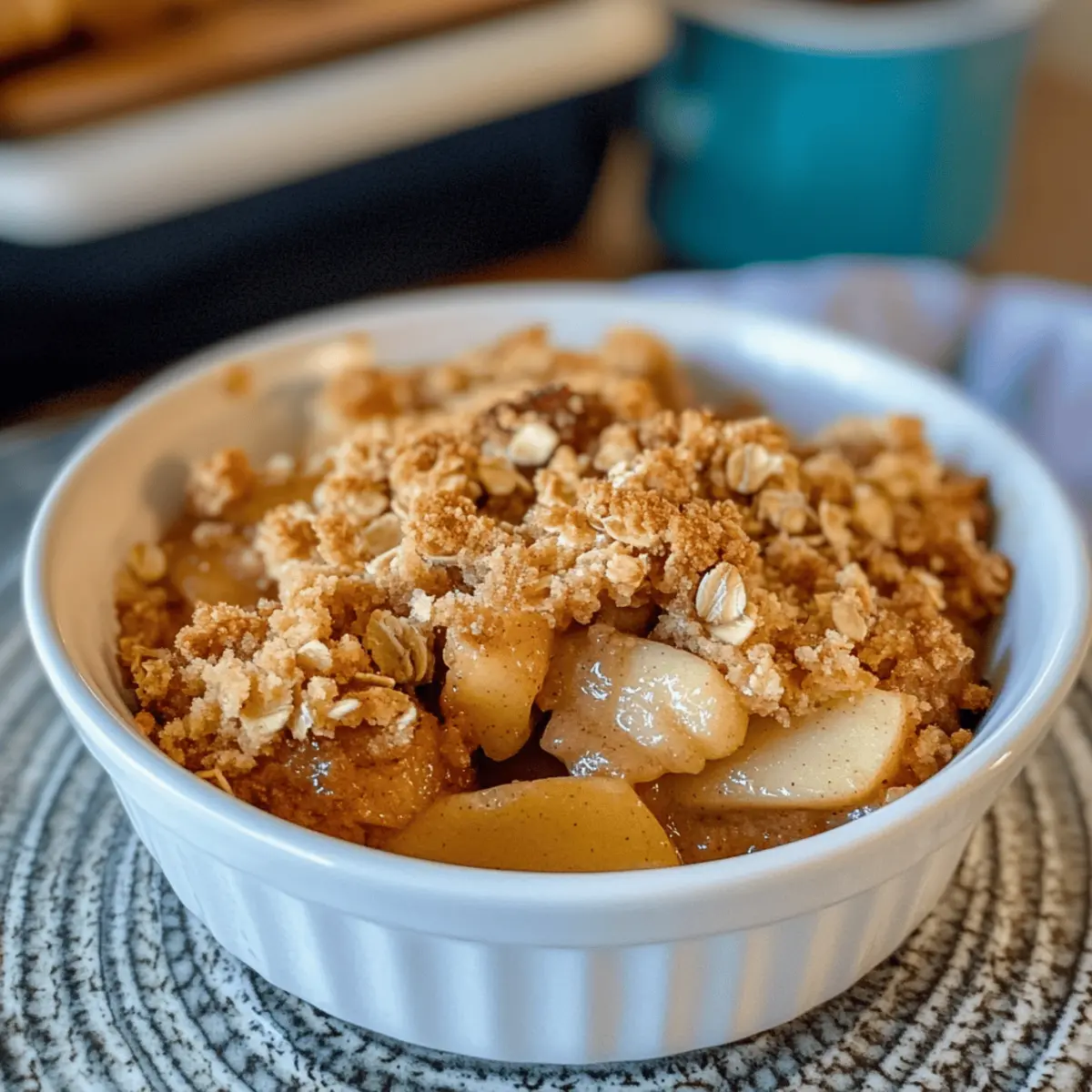 Apfel Crumble Rezept für gemütliche Abende