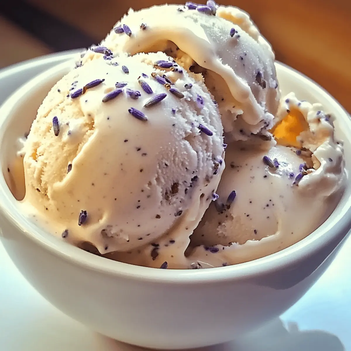 Honig Lavendel Eiscreme – Himmlischer Genuss für den Sommer