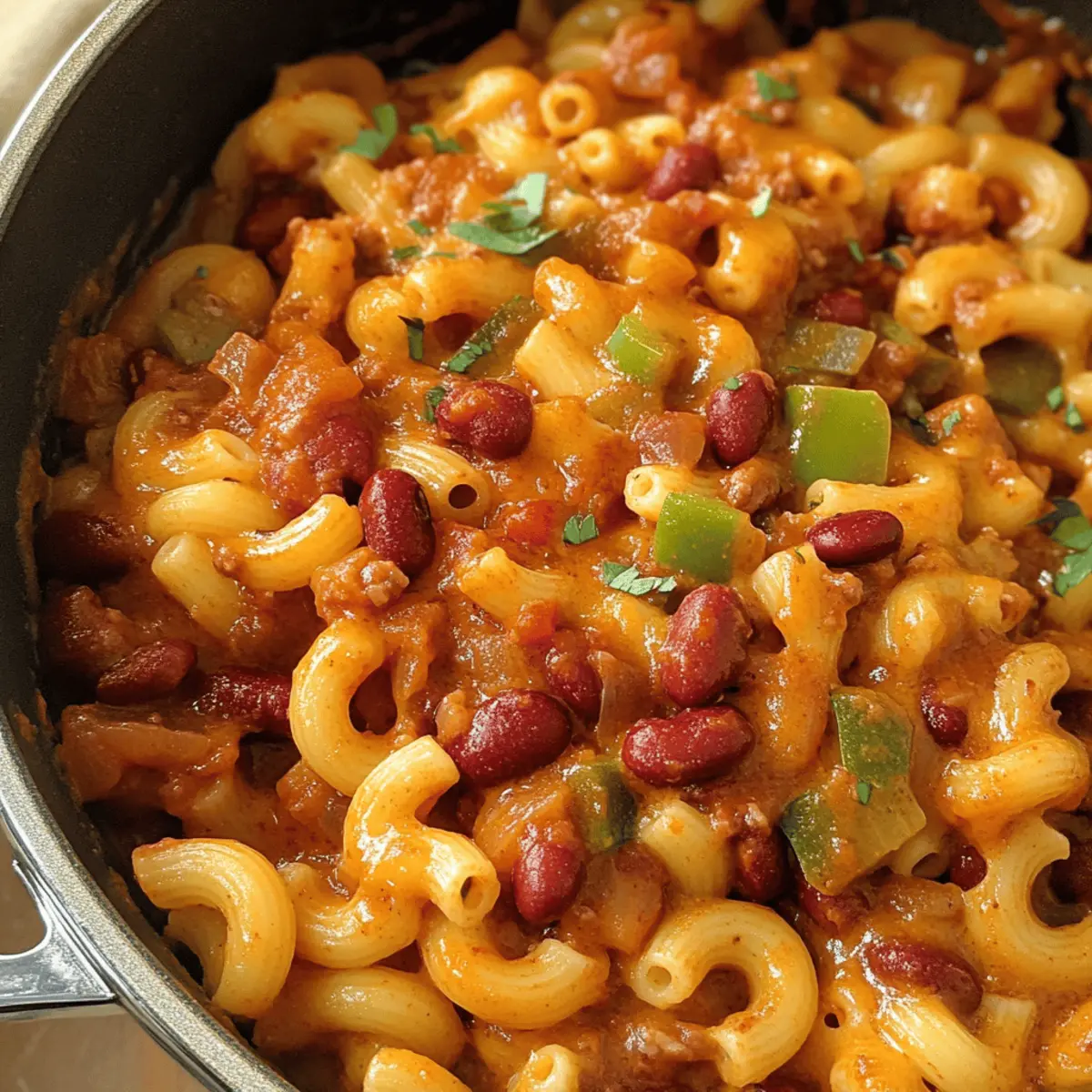 Vegetarisches Chili Mac – Herzhafte One-Pot-Freude