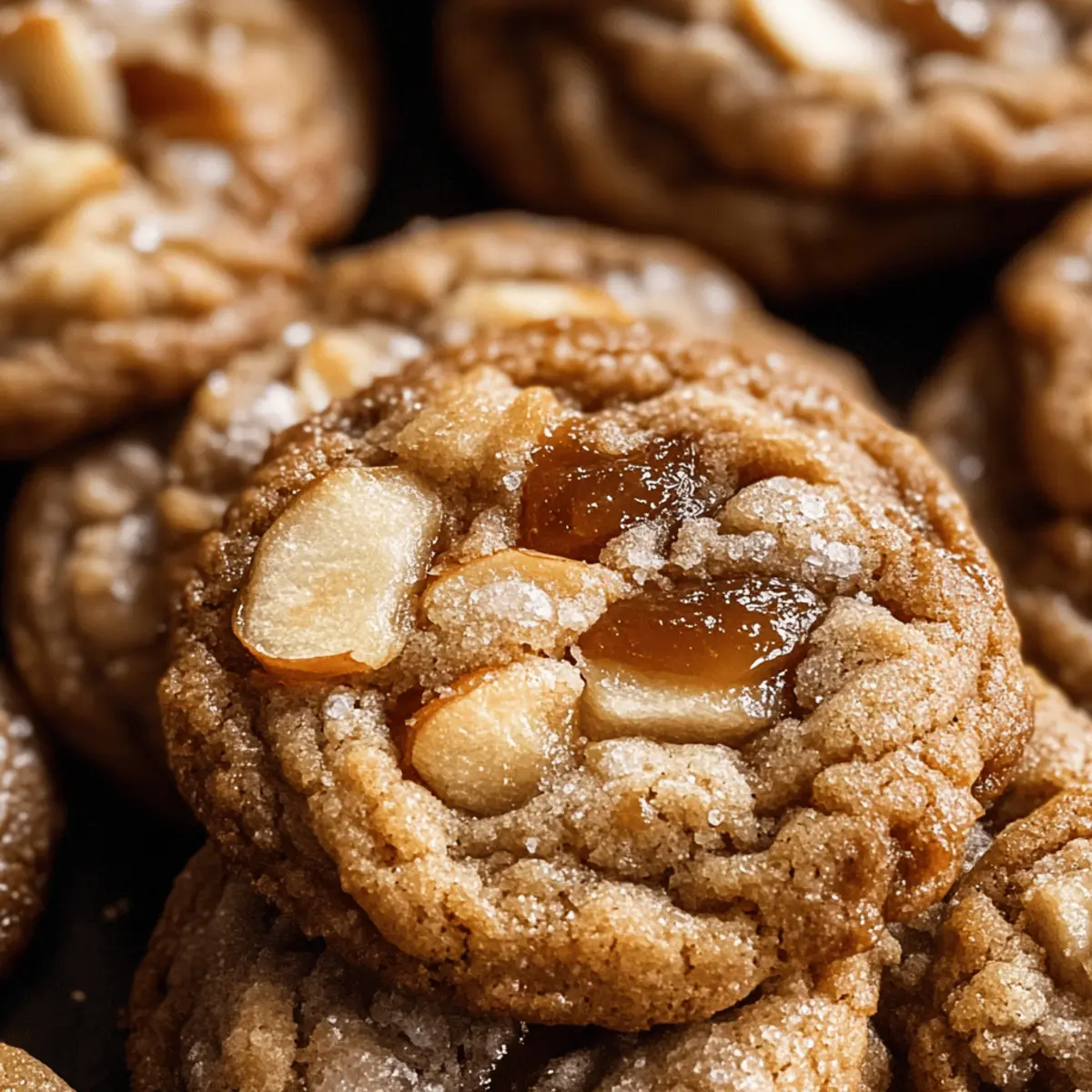 Karamell-Apfel-Pfannekuchen-Kekse für den Herbst