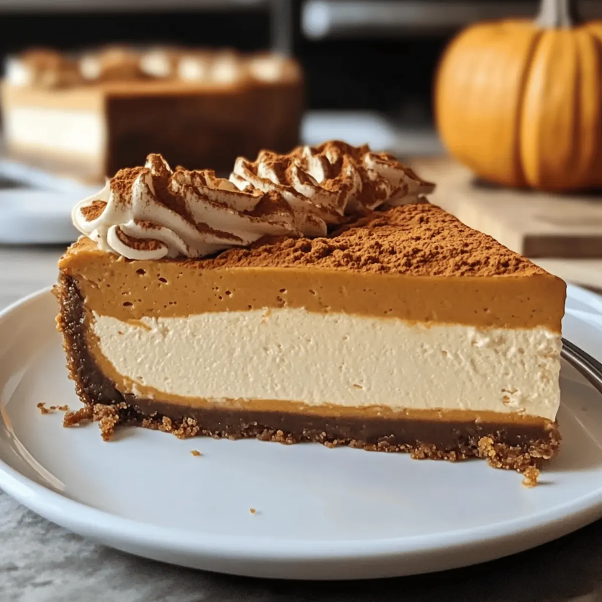 Kürbisgewürz-Käsekuchen für den perfekten Herbstgenuss