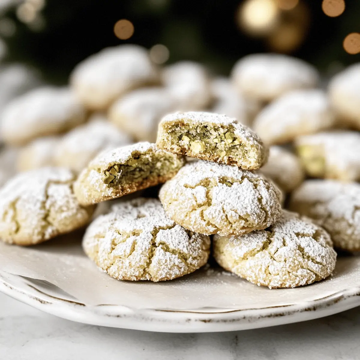 Zähe italienische Pistazien-Weihnachtskekse für jeden Anlass