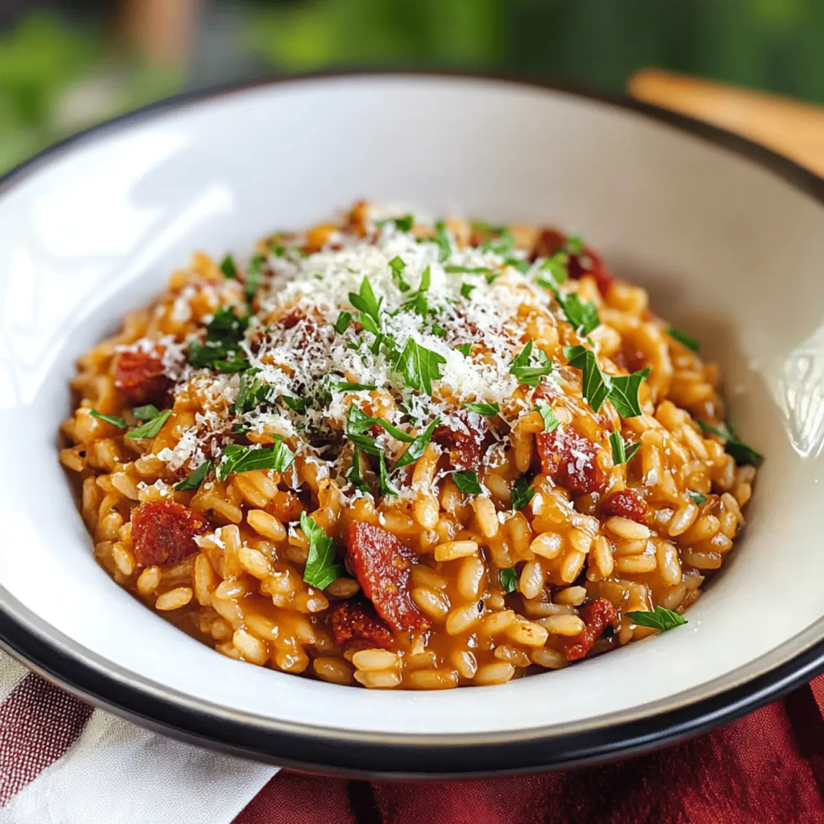 Cremiges Chorizo-Risotto für herzliche Abende