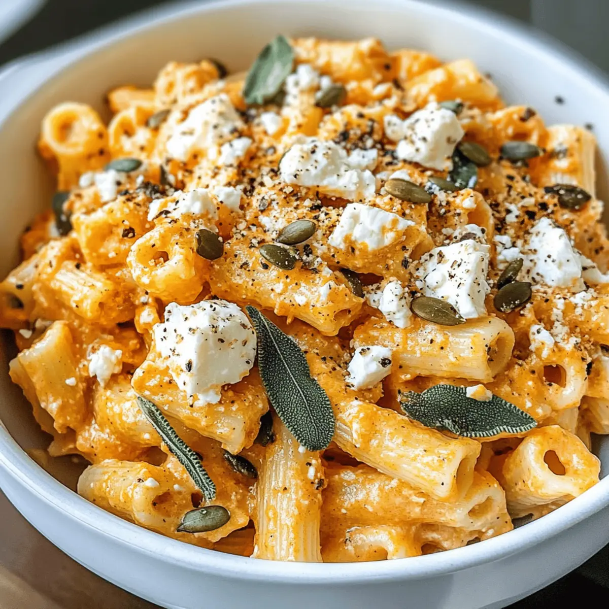 Kürbis Feta Pasta: Cremiger Genuss für den Herbst