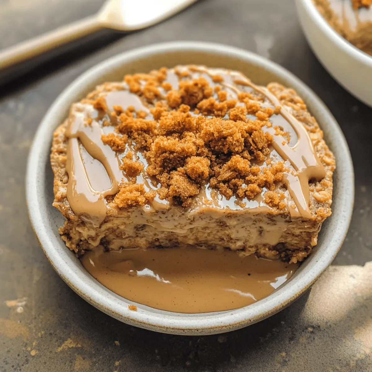Biscoff gebackene Haferflocken für den perfekten Morgen