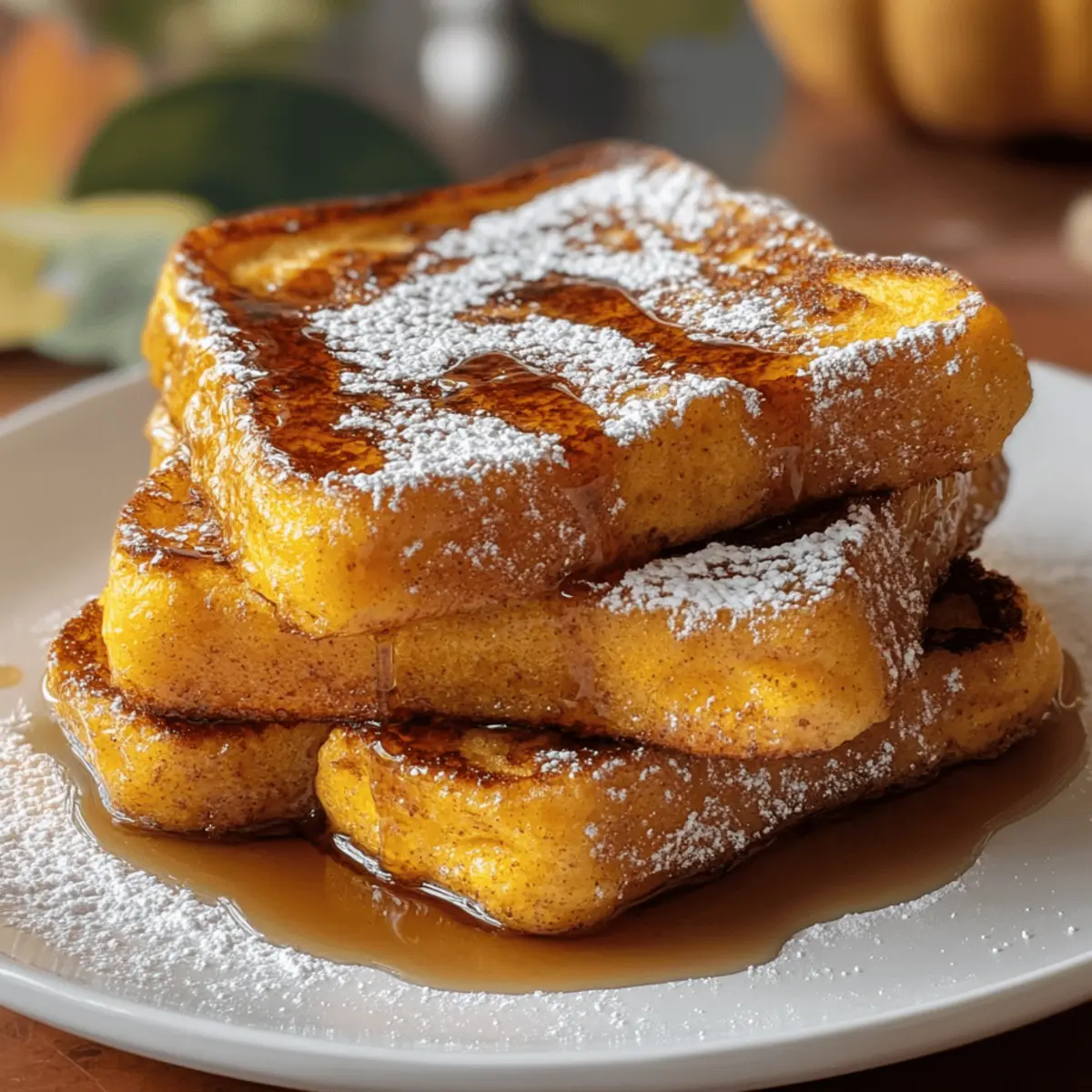 Kürbis French Toast für cozy Herbst-Momente