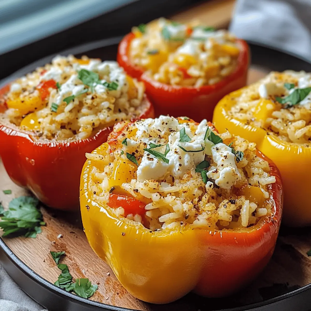 Paprika mit Reis – Leckeres vegetarisches Rezept