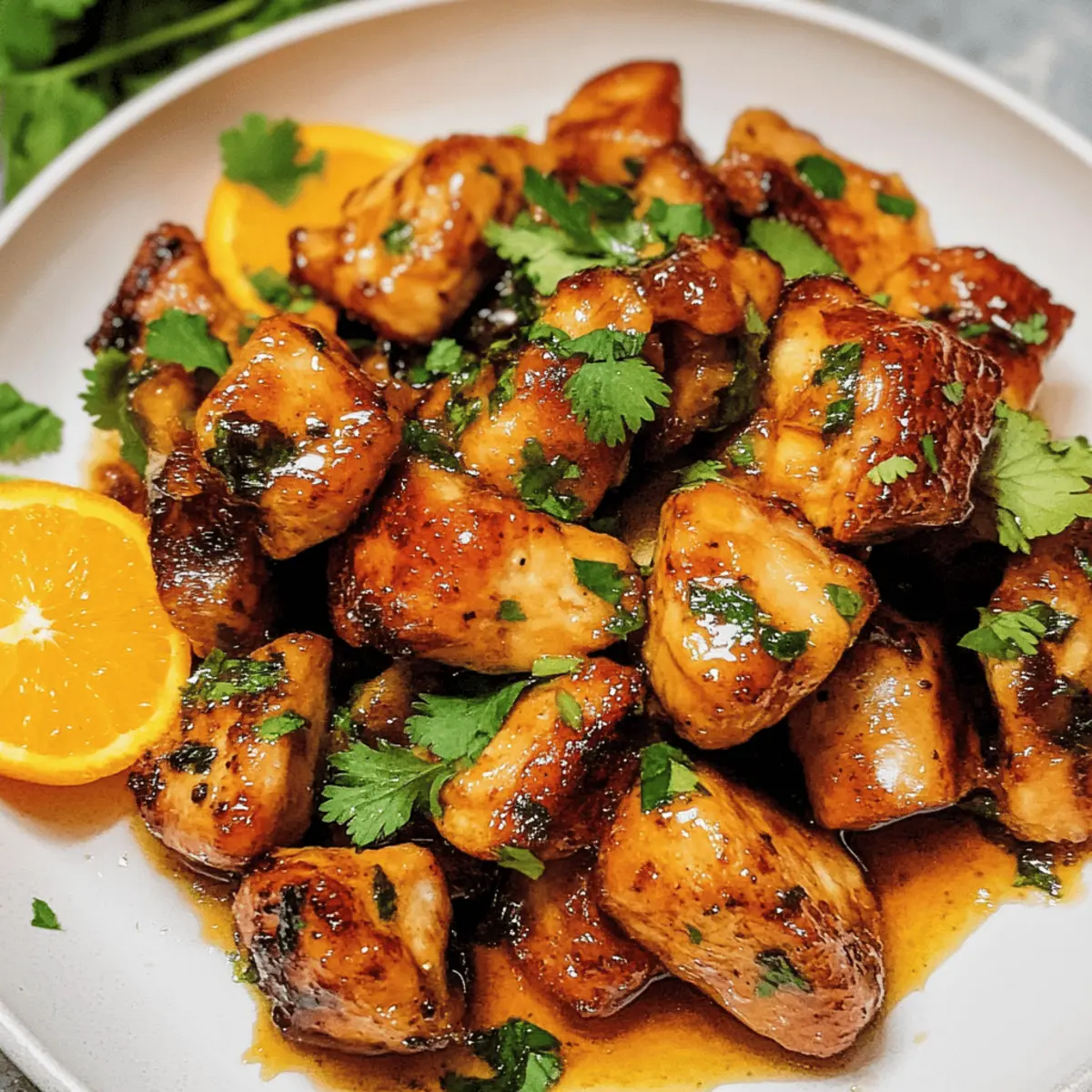 Koriander-Limette-Hühnchenbissen für Eilige