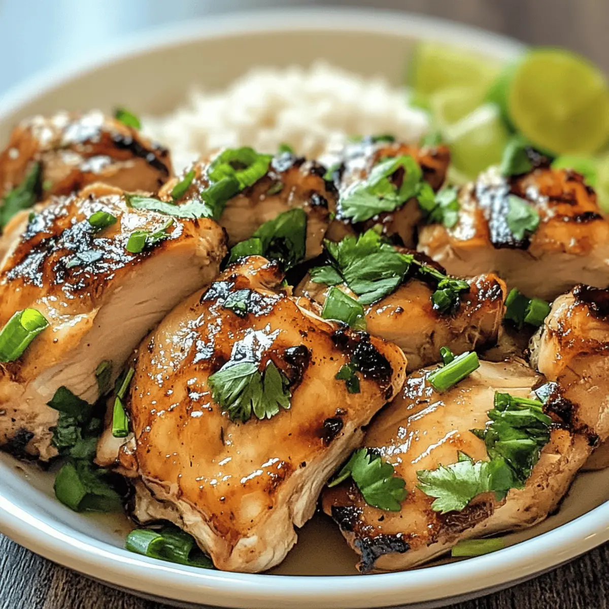 Zitronengras Hähnchen für frische Aromen Zuhause