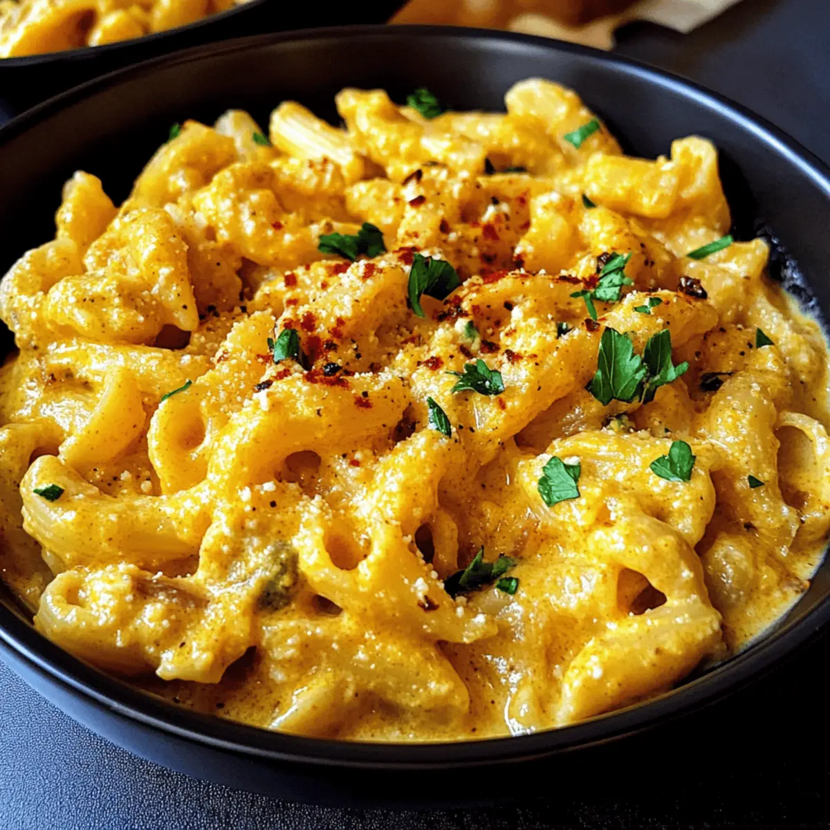 Einfache cremige Kürbis-Ricotta-Pasta für den Herbst