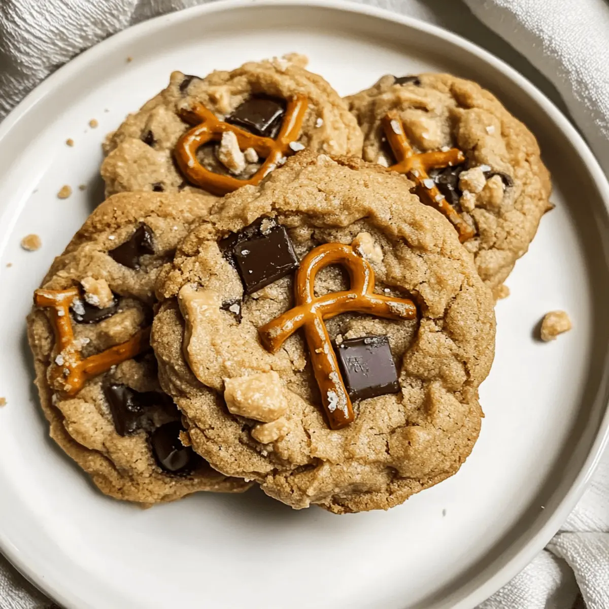 Erdnussbutter Brezel Kekse für perfekte Genussmomente