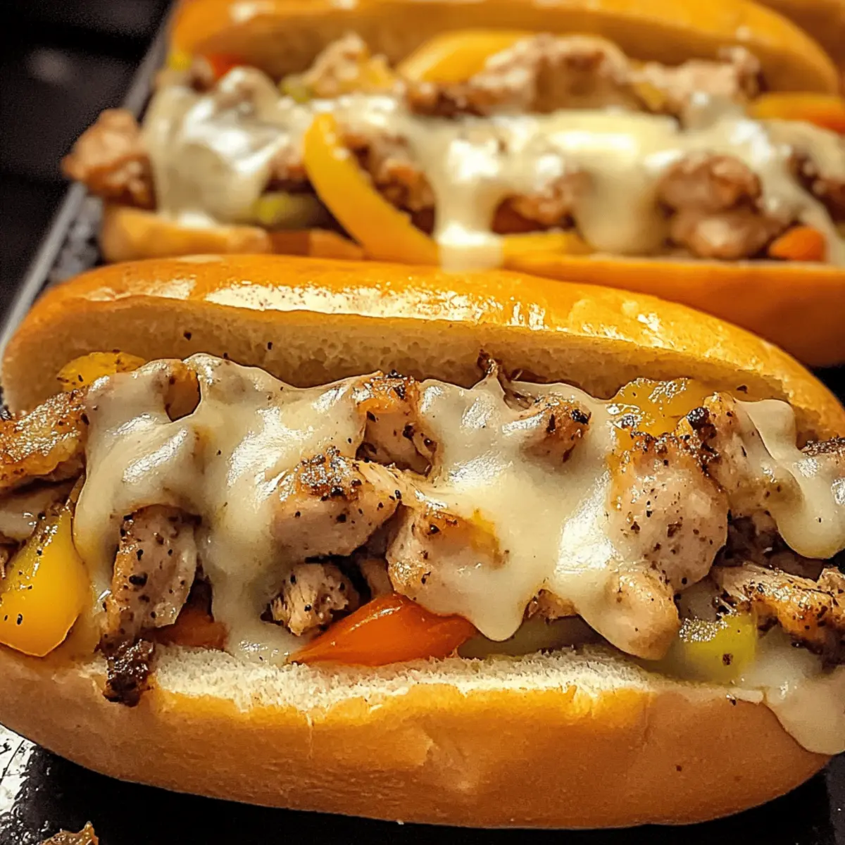 Hähnchen-Cheesesteaks für den perfekten Genuss