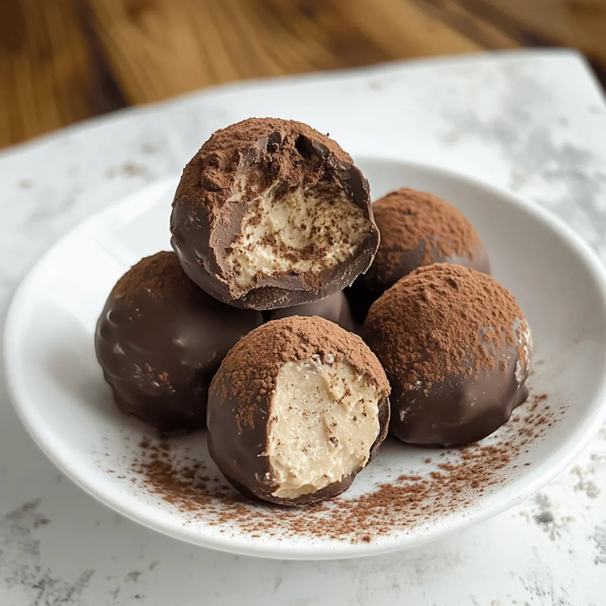 Einfache Kaffee-Trüffel mit Kahlua Genuss pur