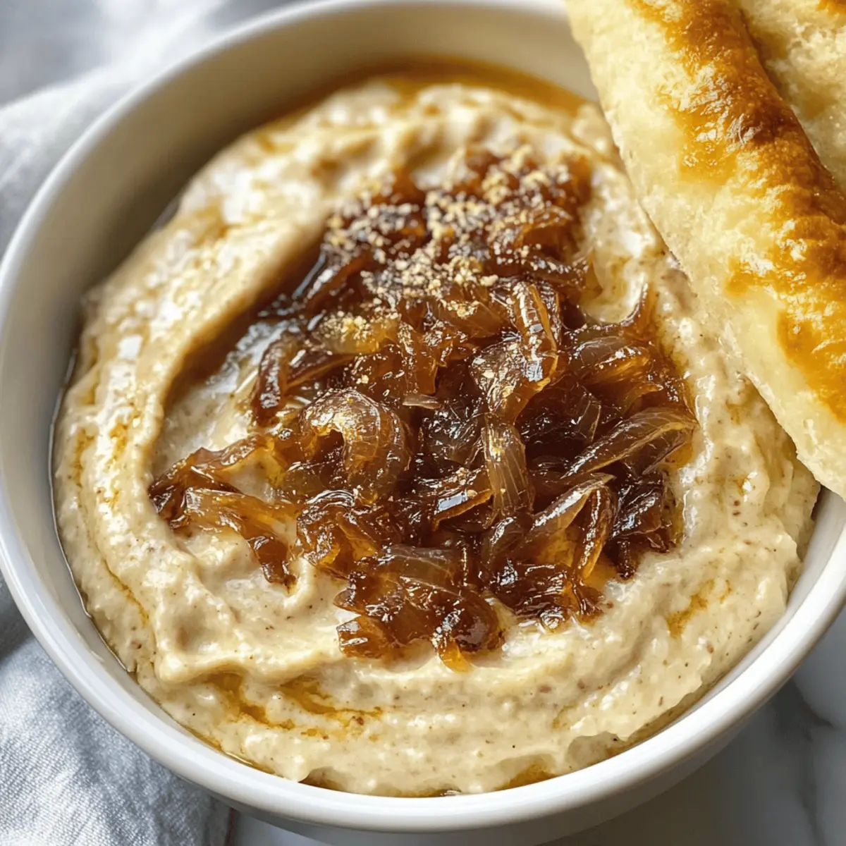 Karamellisierte Zwiebel für perfekte Dips