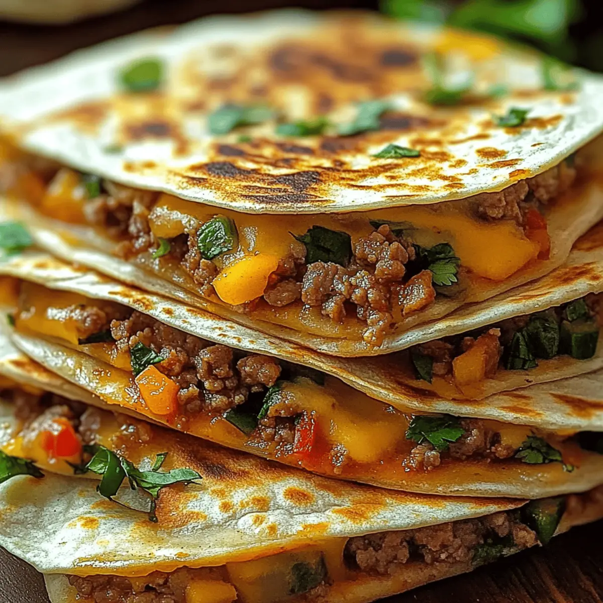 Hackfleisch-Quesadillas: Schnell, einfach und lecker!