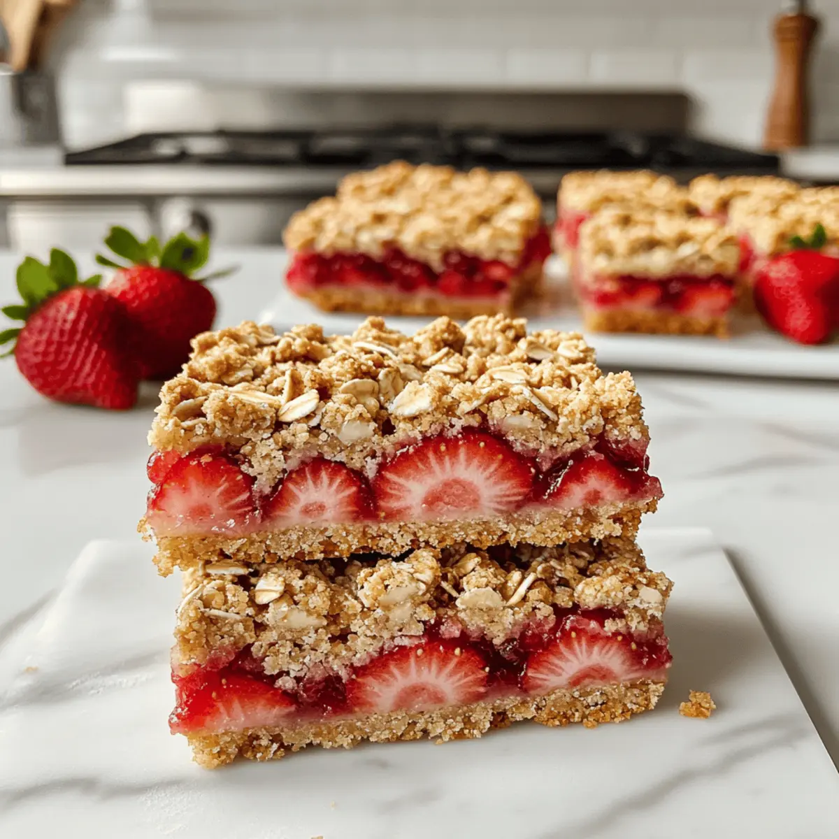 Erdbeer Haferflocken Streuselkekse ganz einfach gemacht