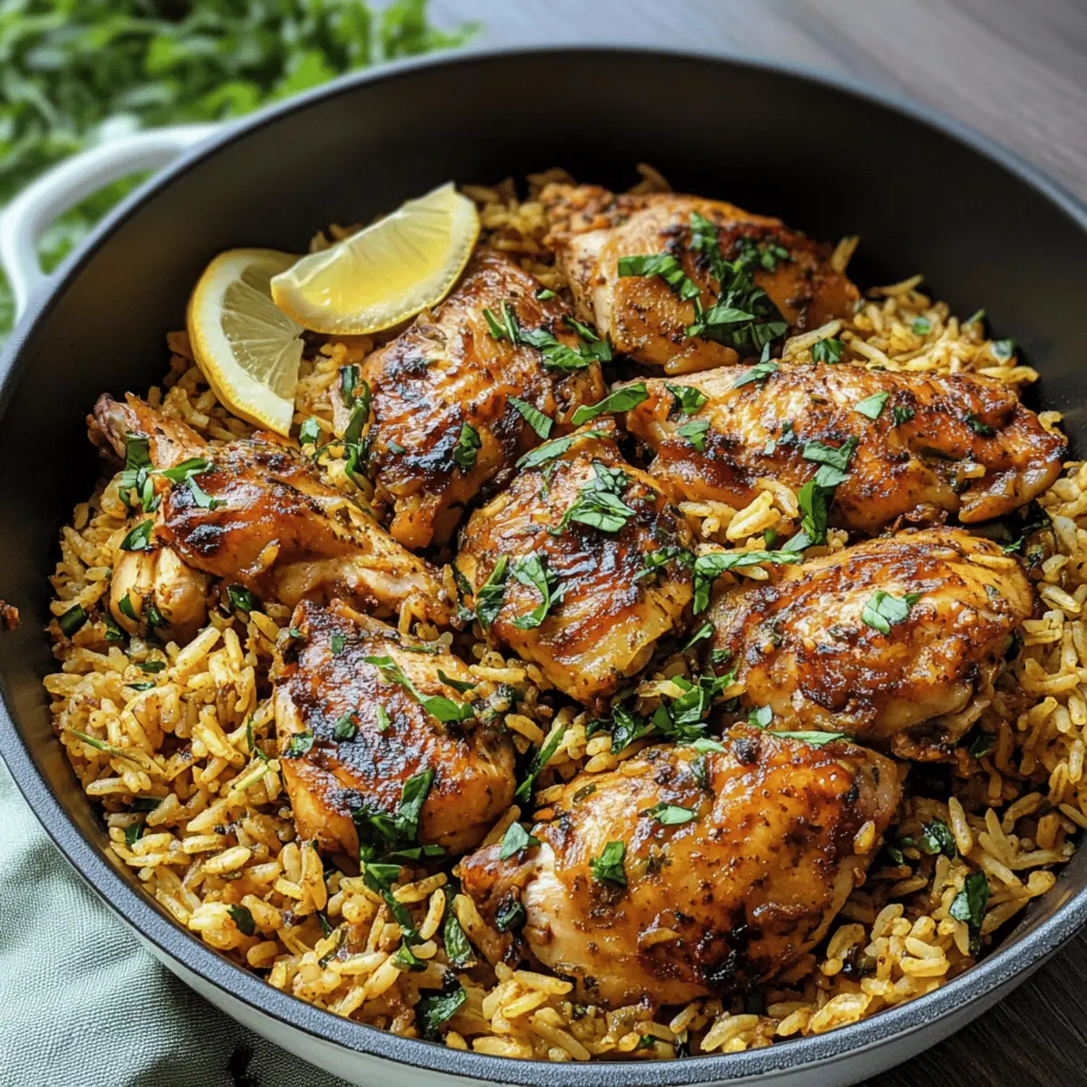 Ein-Topf Shawarma Hühnchen und Reis: Einfach und Lecker