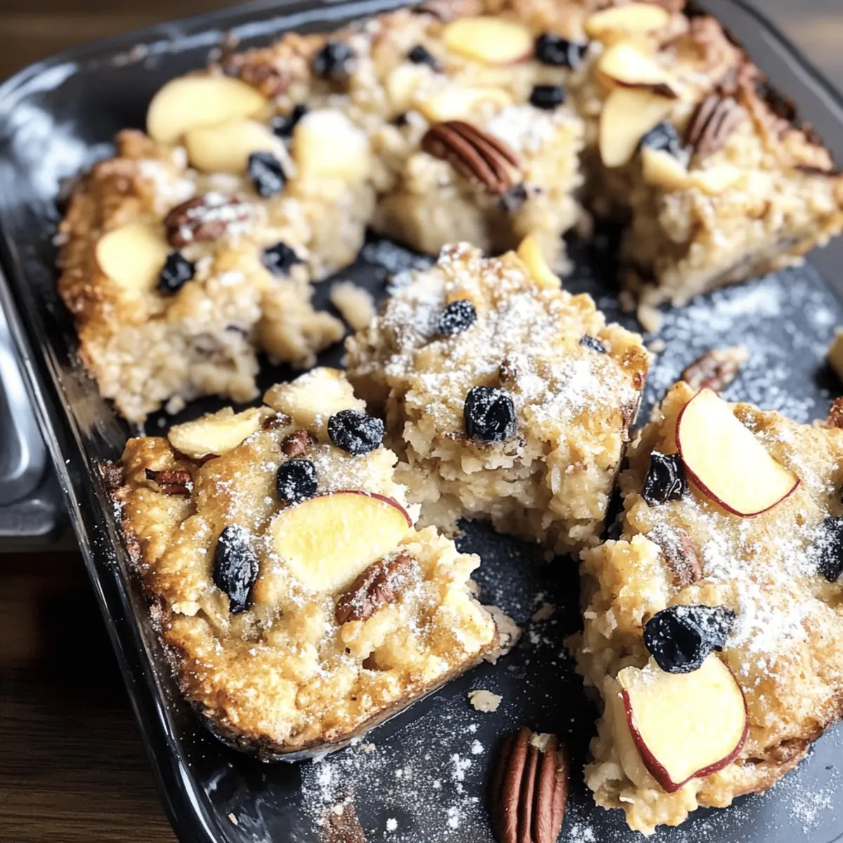 Haferflocken-Apfel-Frühstücksauflauf zum Verlieben