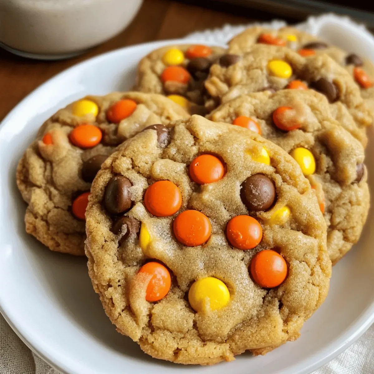 Reese's Pieces Erdnussbutterkekse schnell selbstgemacht