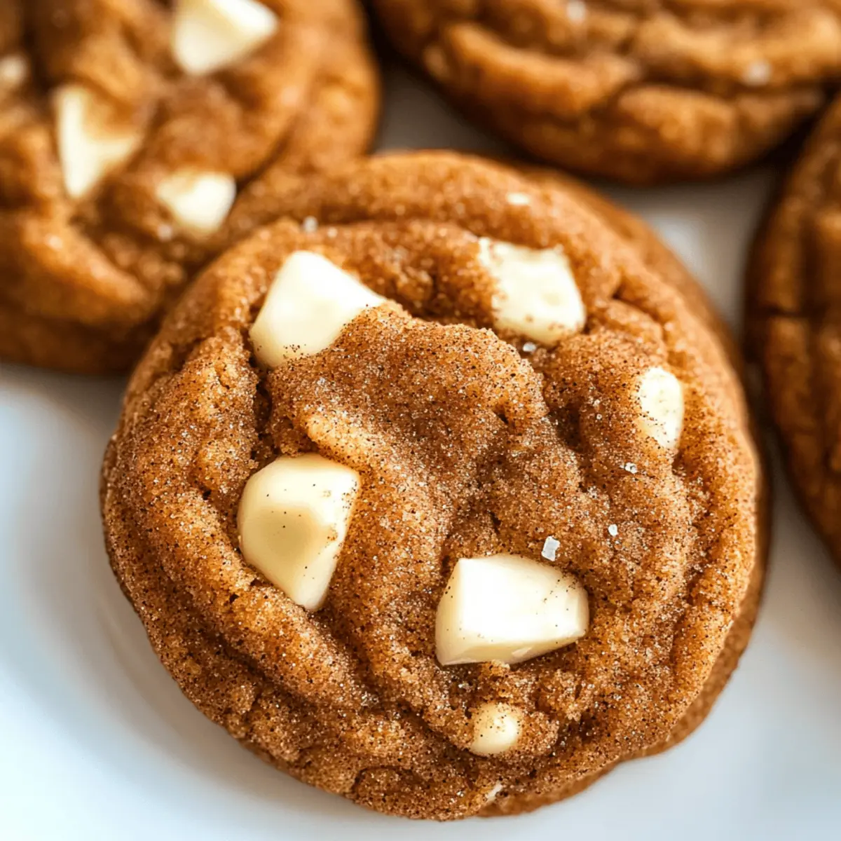 Weiße Schokolade Kürbis Snickerdoodles: Herbstliebe backen