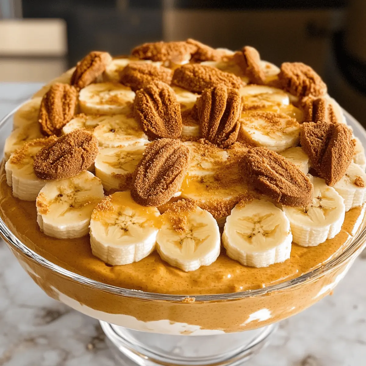 Kürbis-Torte Biscoff Bananenpudding leicht gemacht