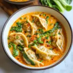 Roter Curry-Maultaschensuppe