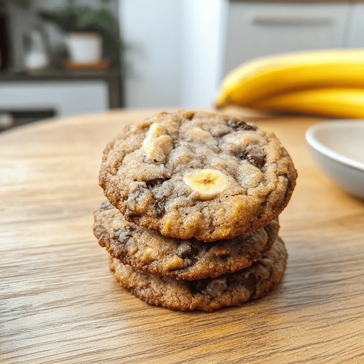 Bananenkekse – Vegan, weich und zuckerfrei