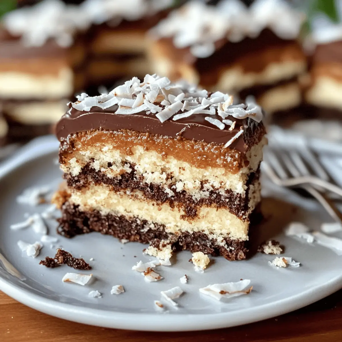 Bounty Schnitten: Der perfekte Schokoladentraum