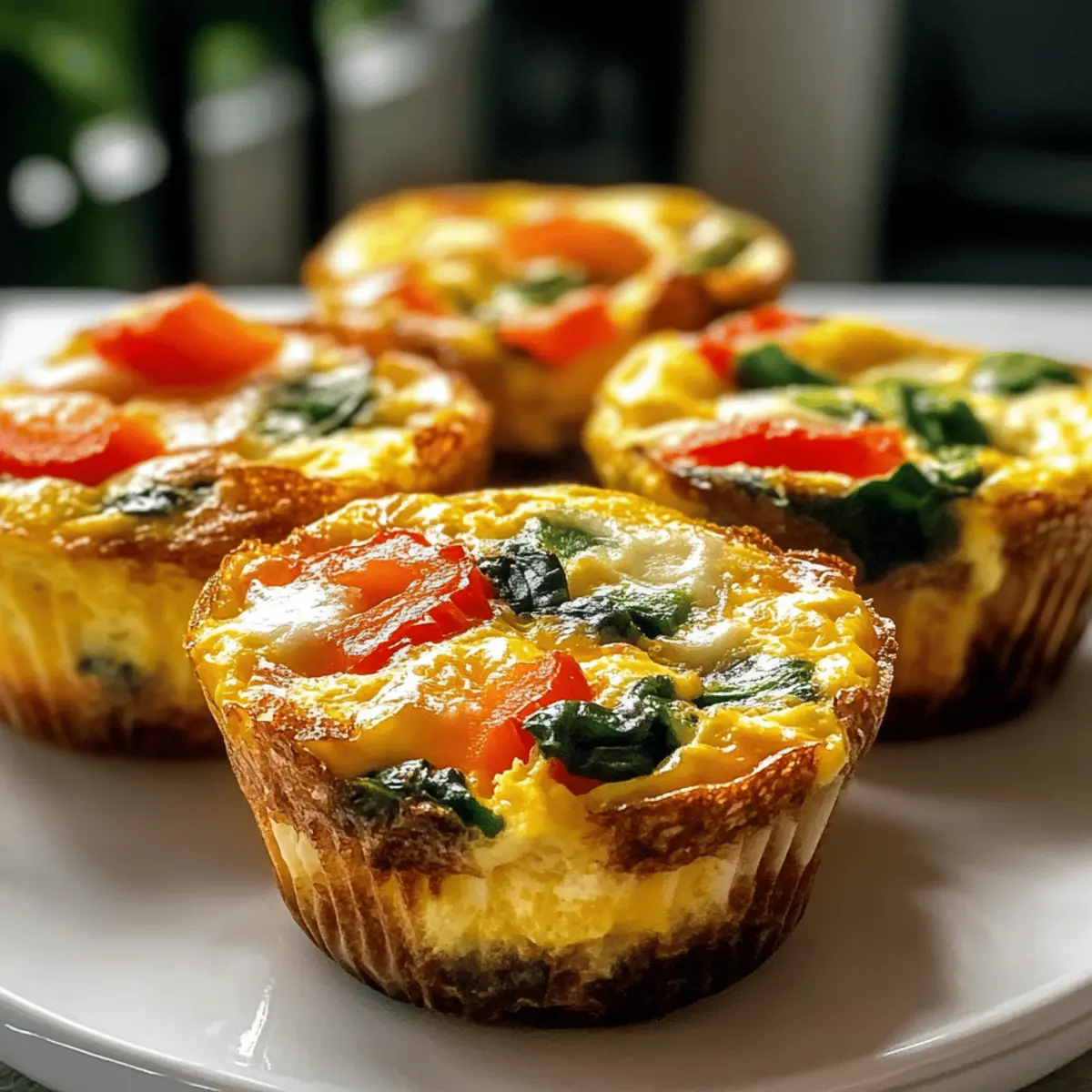 Gemüsegefüllte Frühstücks-Frittata-Tassen ganz einfach