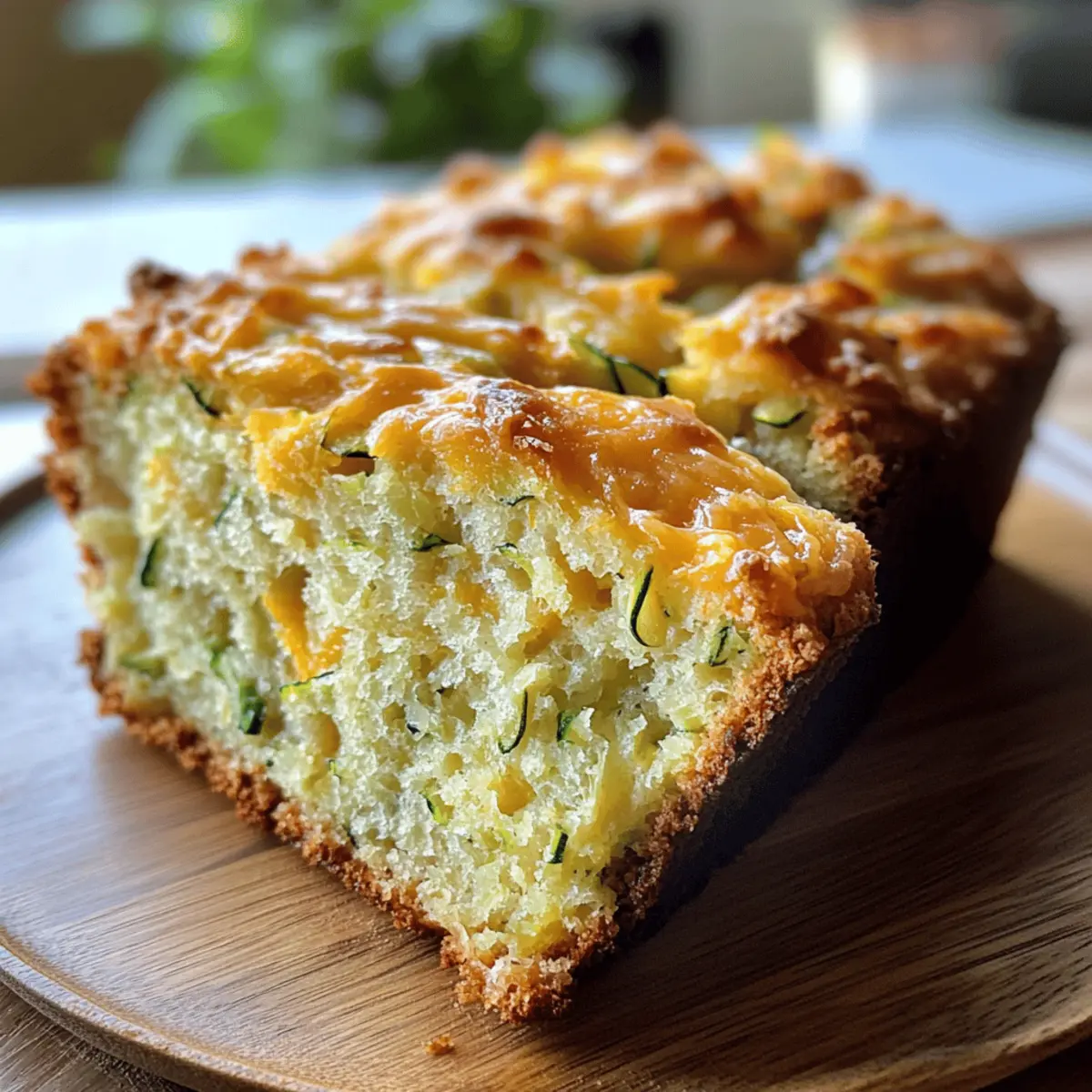 Herzhafter Cheddar-Zucchini-Brot für jede Gelegenheit