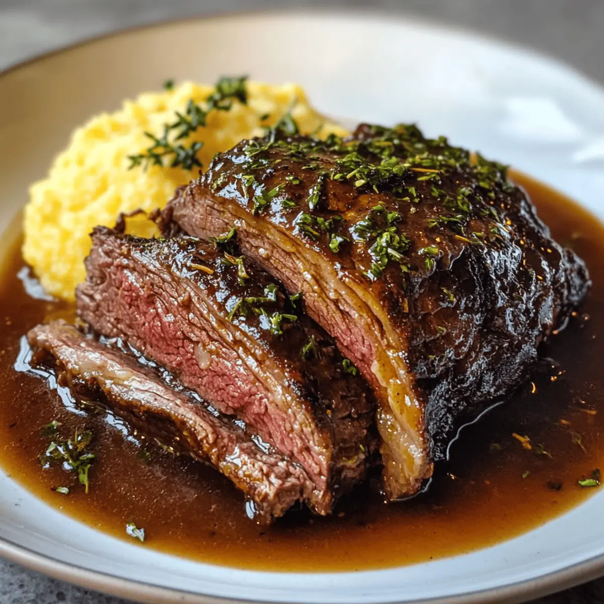 Rinderbraten mit Polenta: Herzhaft und cremig genießen