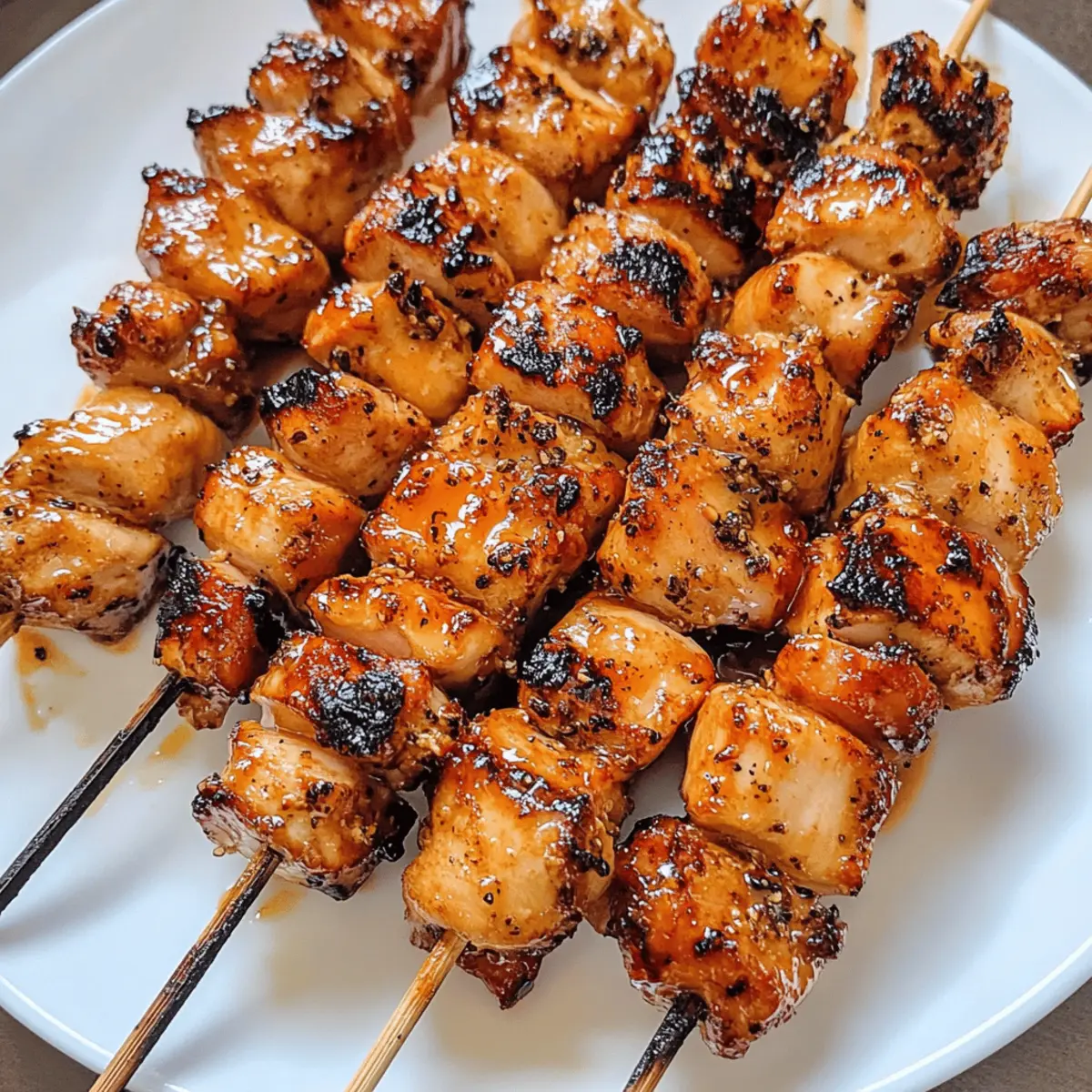 Hähnchenspieße mit süßer Chilisauce für den Sommer