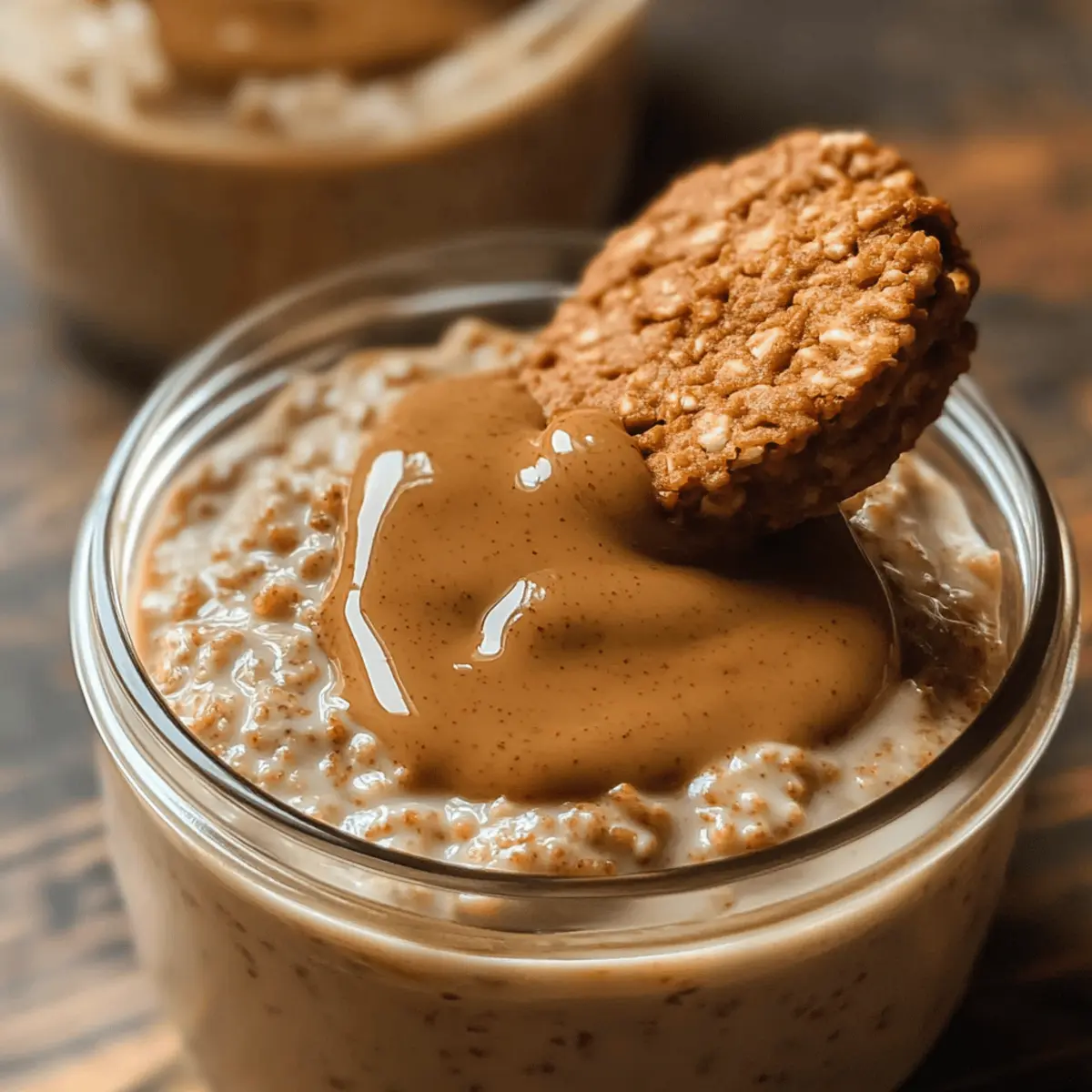 Biscoff Übernacht-Haferflocken