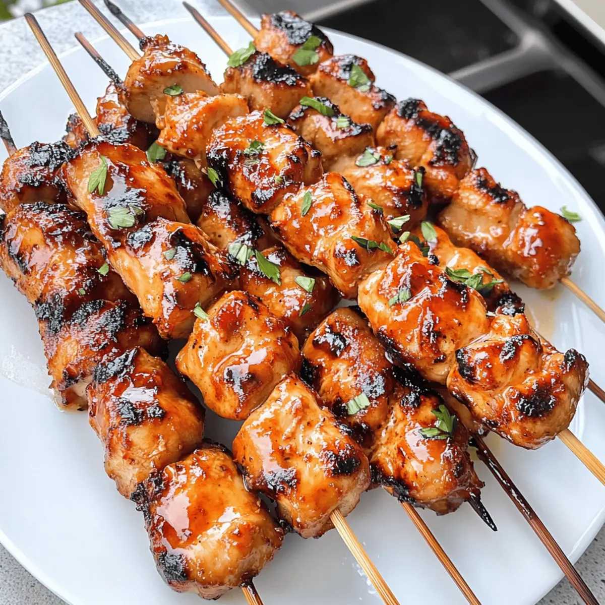 Hähnchenspieße mit süßer Chilisauce für den perfekten Grillabend