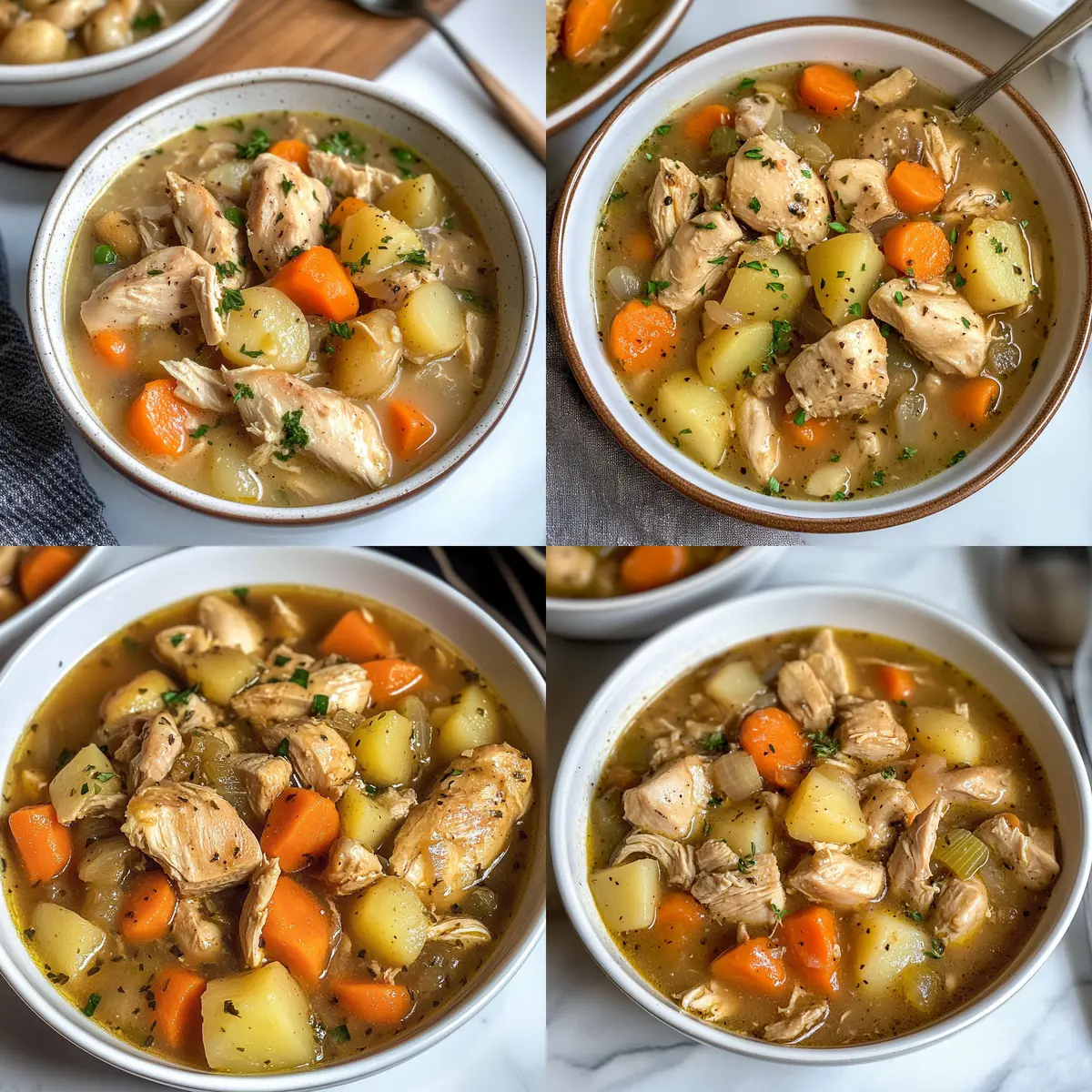 Schmortopf Hähnchen Eintopf für gemütliche Abende