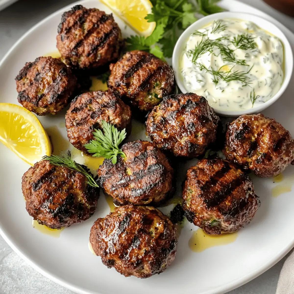 Türkische Frikadellen in Joghurtsoße für Genussmomente