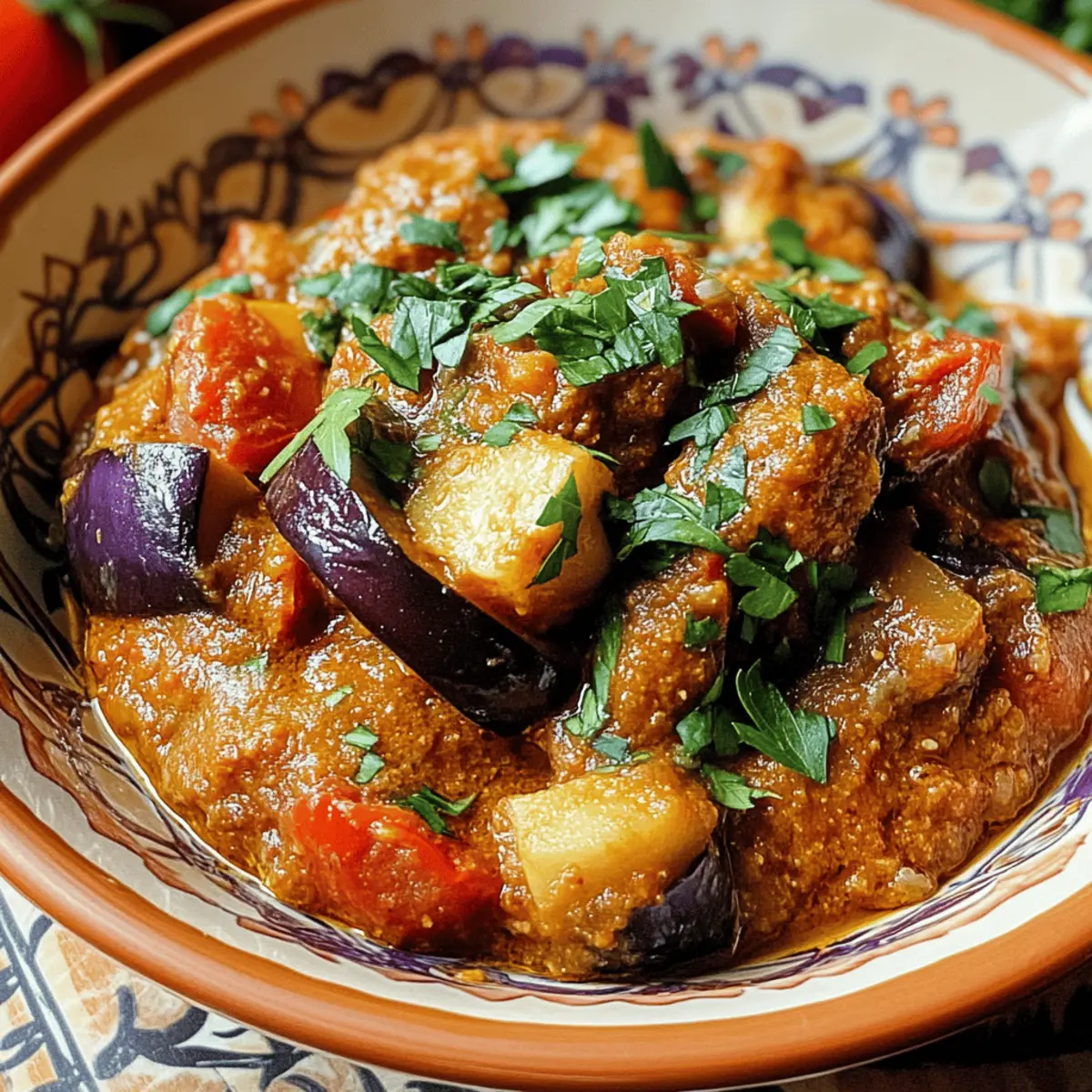 Zaalouk – Marokkanischer Auberginen-Tomaten-Dip Rezept