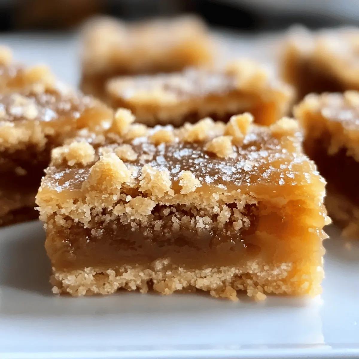 Gesalzene Karamellbutterriegel, die süße Versuchung