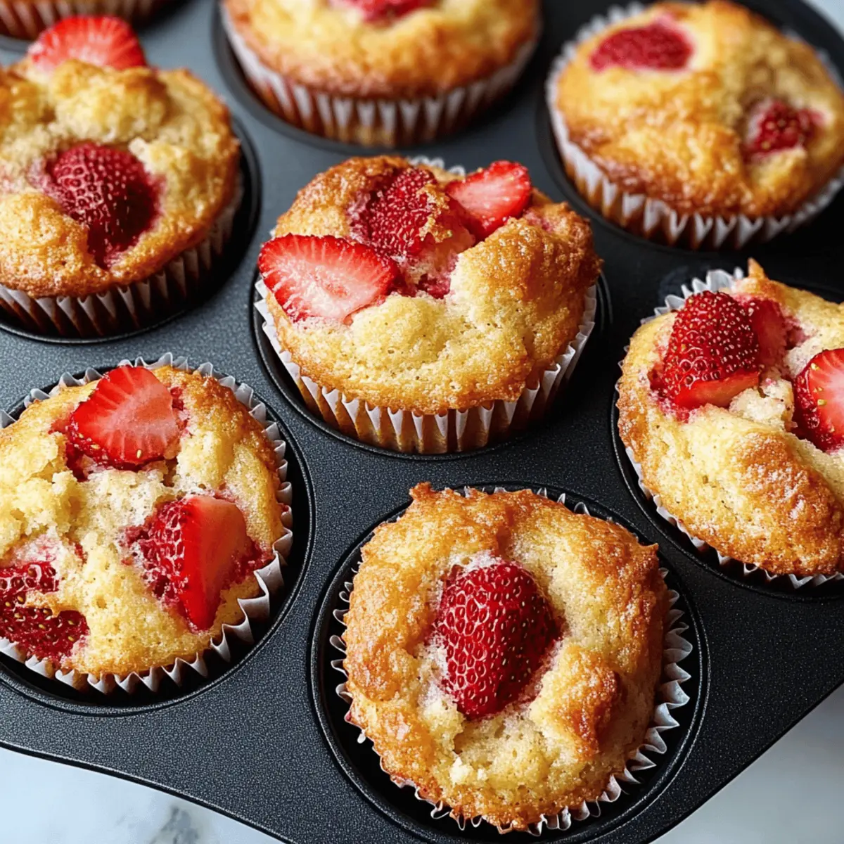 Erdbeer-Ricotta-Muffins für jeden Tag